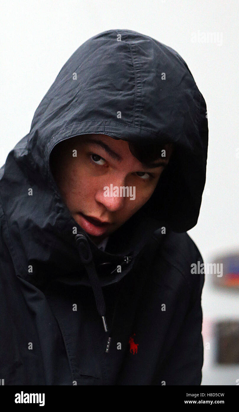 Ben Bamford arrives at Lewes Crown Court in Lewes, East Sussex, where