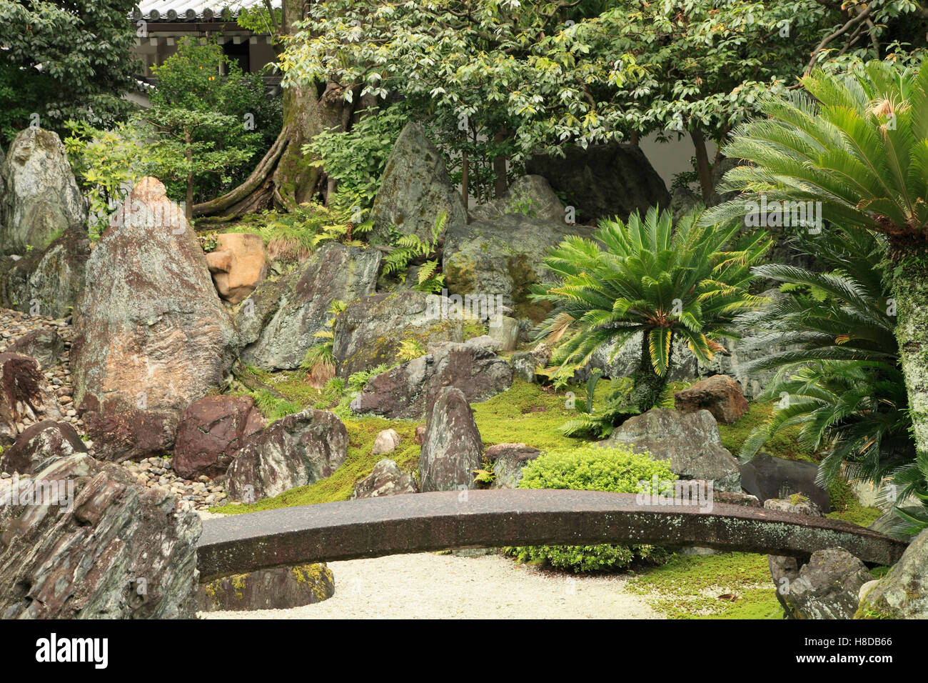 Japan, Kyoto, Daisho-in Temple Garden, Stock Photo
