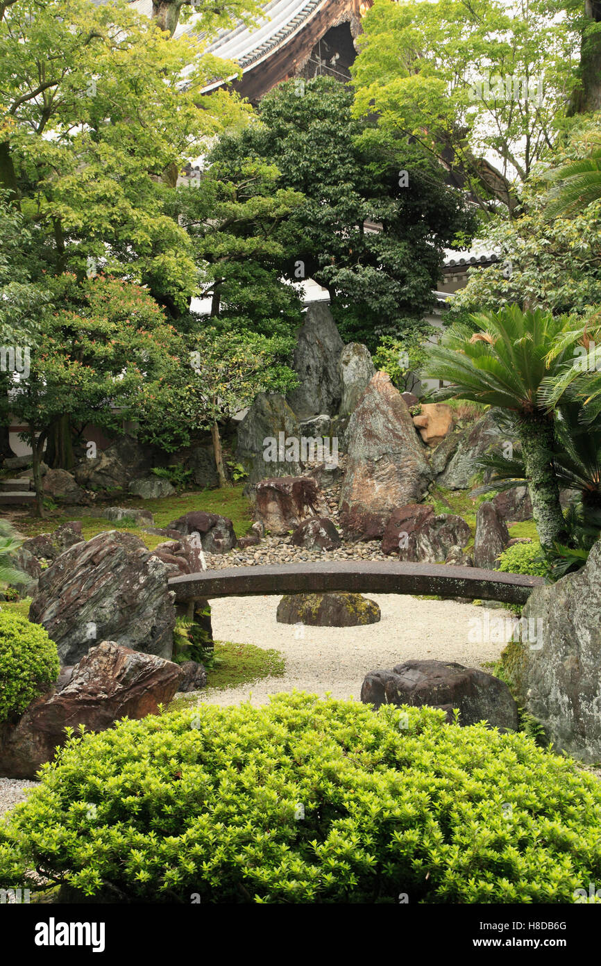 Japan, Kyoto, Daisho-in Temple Garden, Stock Photo