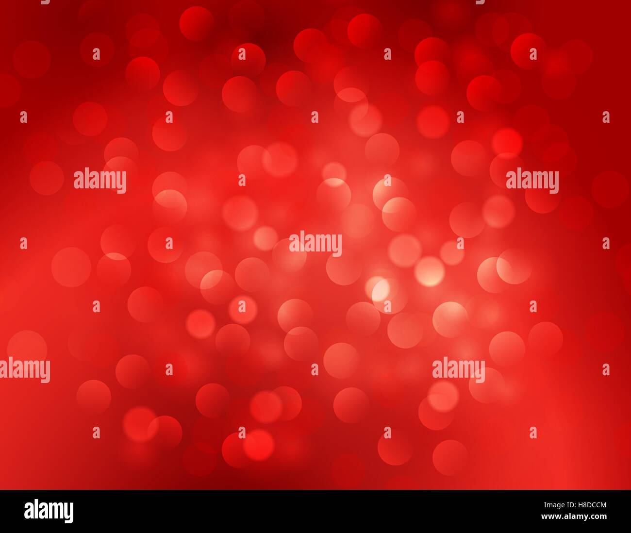 Christmas abstract red background with bokeh light Stock Vector Image ...