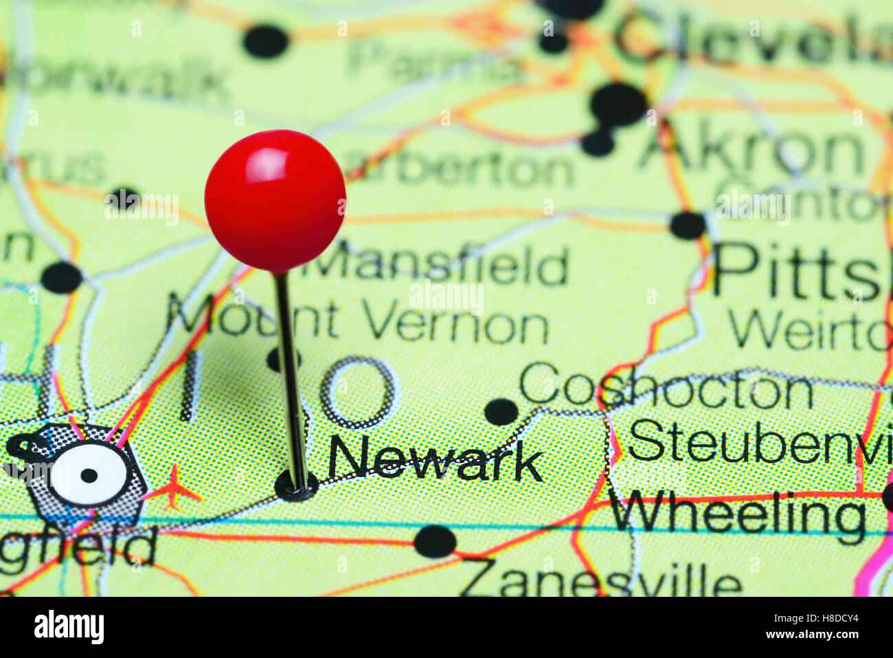 Map of newark hires stock photography and images Alamy