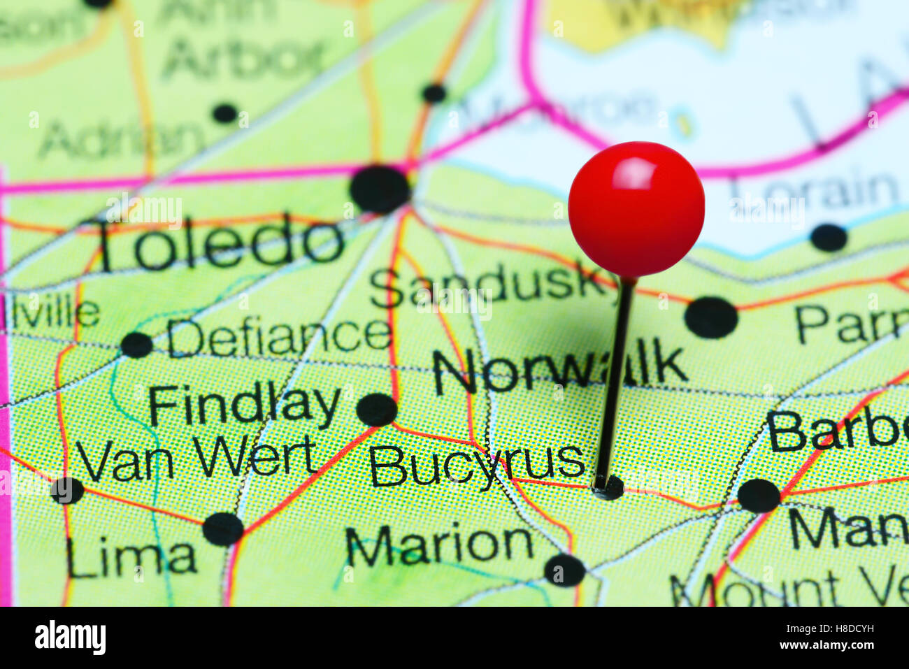 Bucyrus map hires stock photography and images Alamy