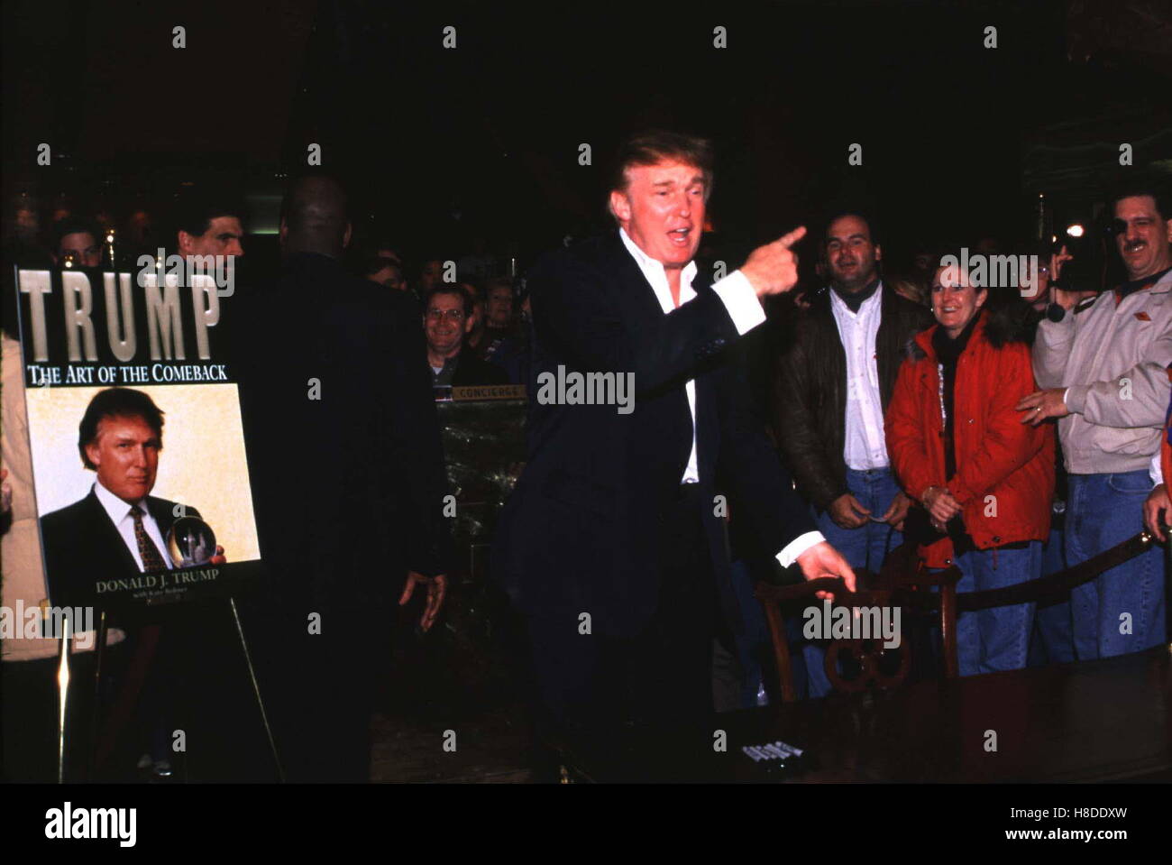 Jan. 1, 2011 - TRUMP TOWERS, NEW YORK CITY-(11-23-97).BOOK SIGNING FOR DONALD TRUMP'S LATEST BOOK.''THE ART OF THE COMEBACK''.CREDIT: KWAME BRATHWAITE/, INC. I1697KB.CREDIT: NAME// CREDIT: NAME// DTRUMPMN © Globe Photos/ZUMAPRESS.com/Alamy Live News Stock Photo