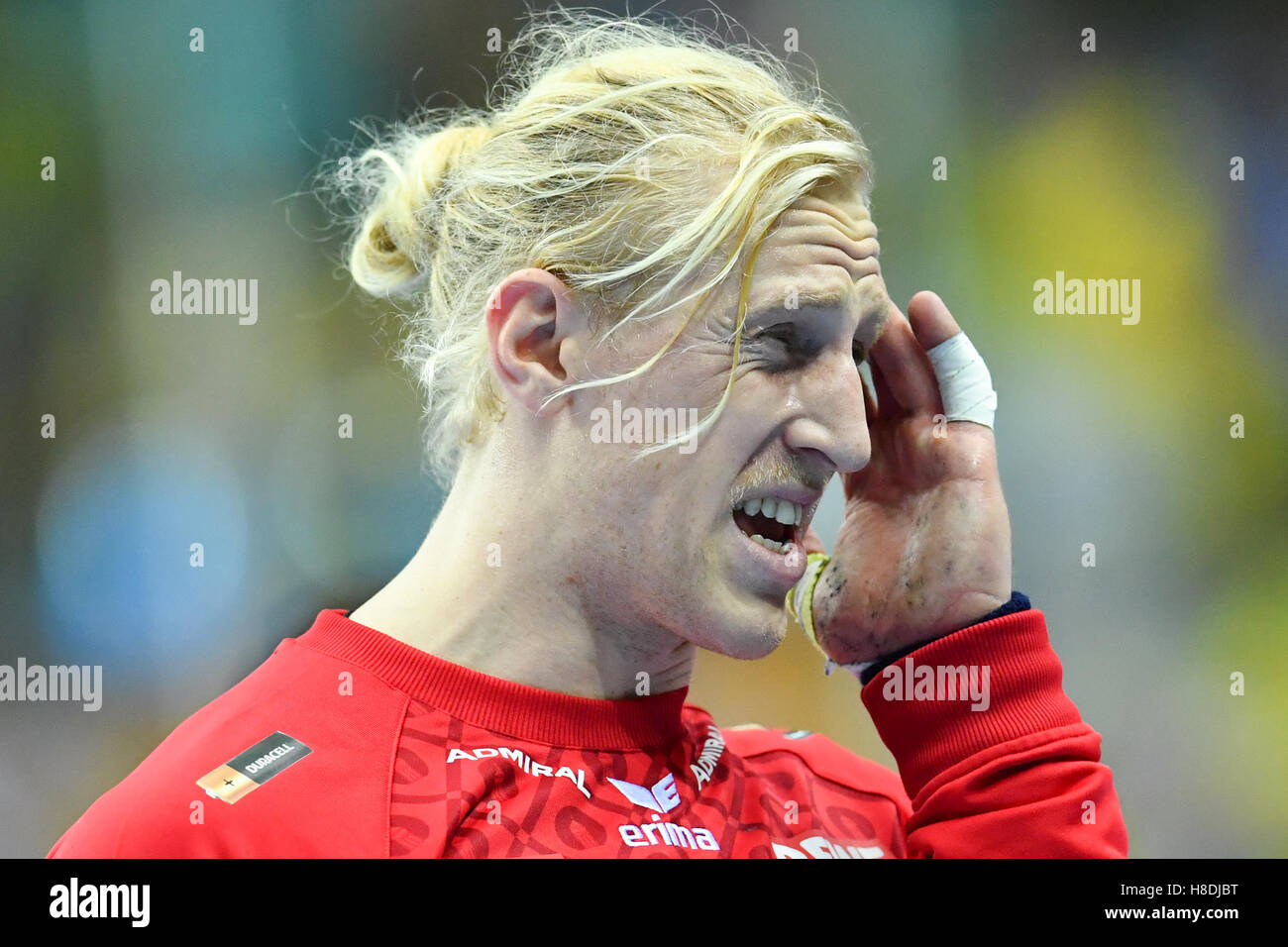 Loewen s Goalkeeper Mikael Appelgren Reacts During The Champions League 