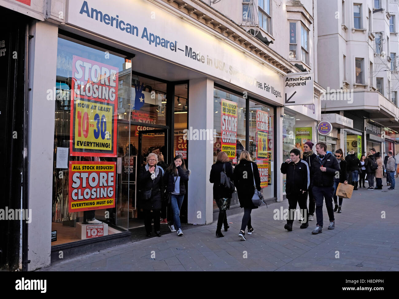 Brighton High Street Shops Uk High Resolution Stock Photography and