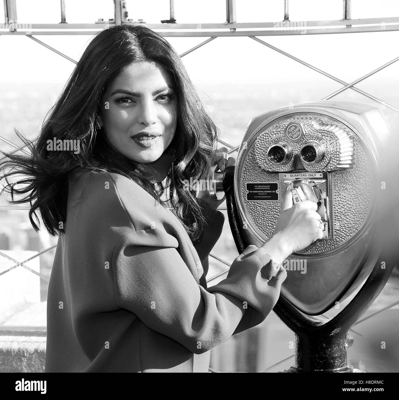 New York, NY, USA. 11th Nov, 2016. Priyanka Chopra in attendance for Priyanka Chopra Promotes ABC's QUANTICO at Empire State Building, Empire State Building, New York, NY November 11, 2016. Credit:  Eli Winston/Everett Collection/Alamy Live News Stock Photo