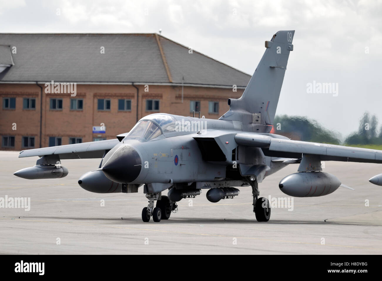 Royal Air Force Panavia Tornado F3 jet fighter plane. RAF