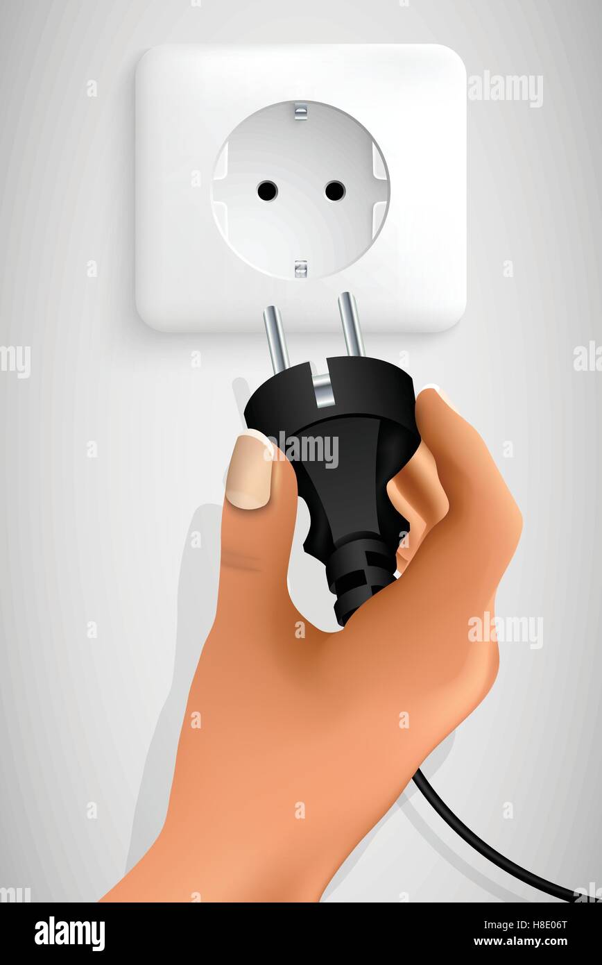 power eco plug Stock Vector Image & Art - Alamy