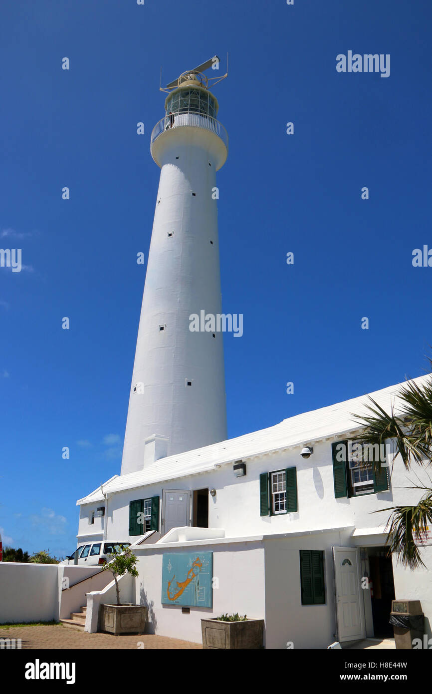 Gibbs Hill Lighthouse, St Anne's Rd, Cross Bay, Bermuda Stock Photo