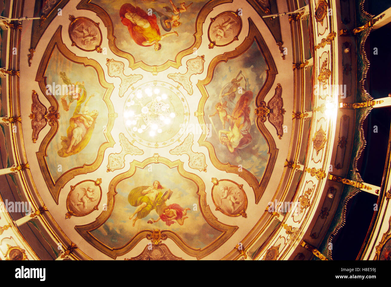 Theater Design Ceiling Rome Theatre ceiling hi-res stock photography and images - Alamy
