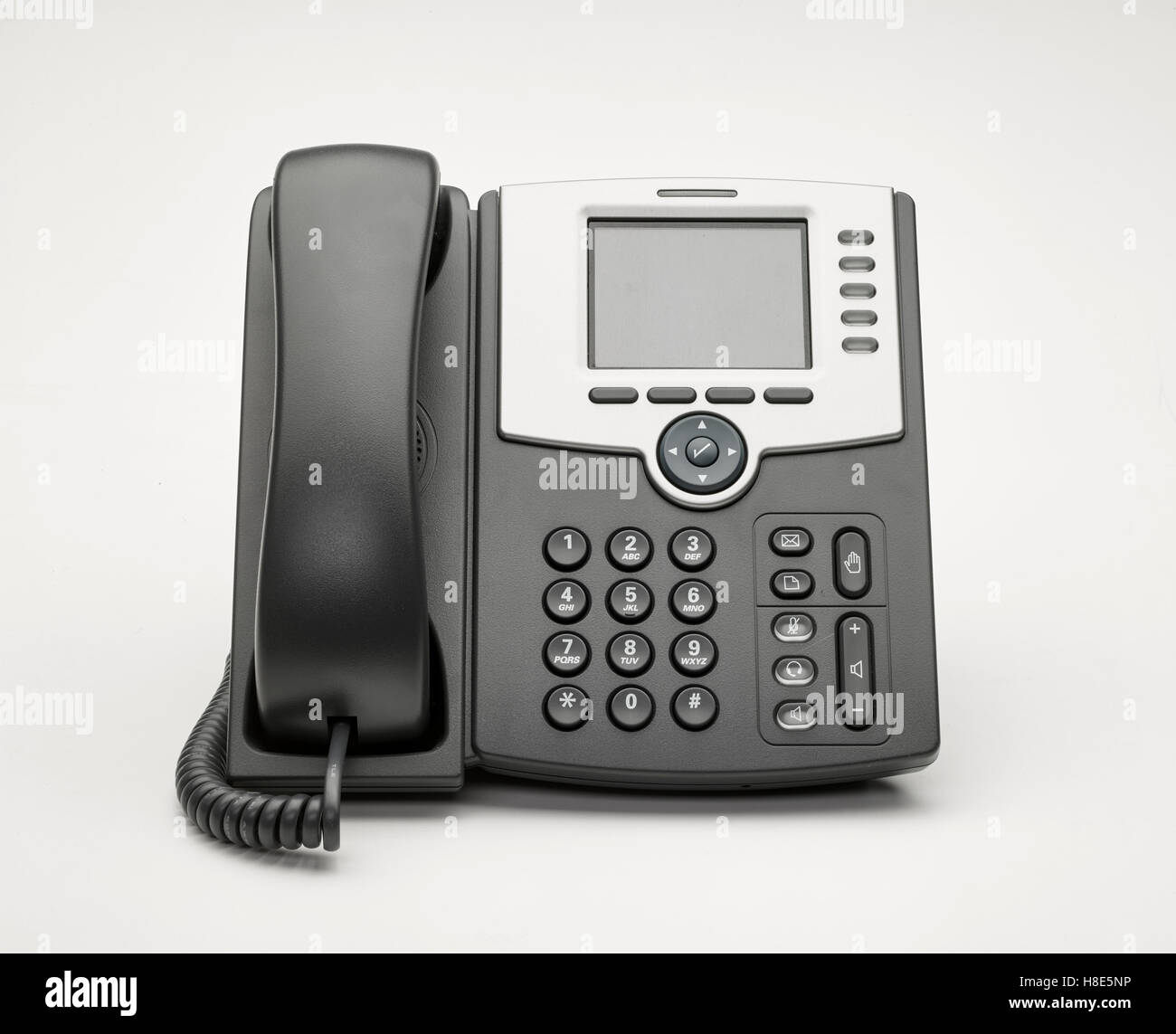 Old Office Phone Stock Photo