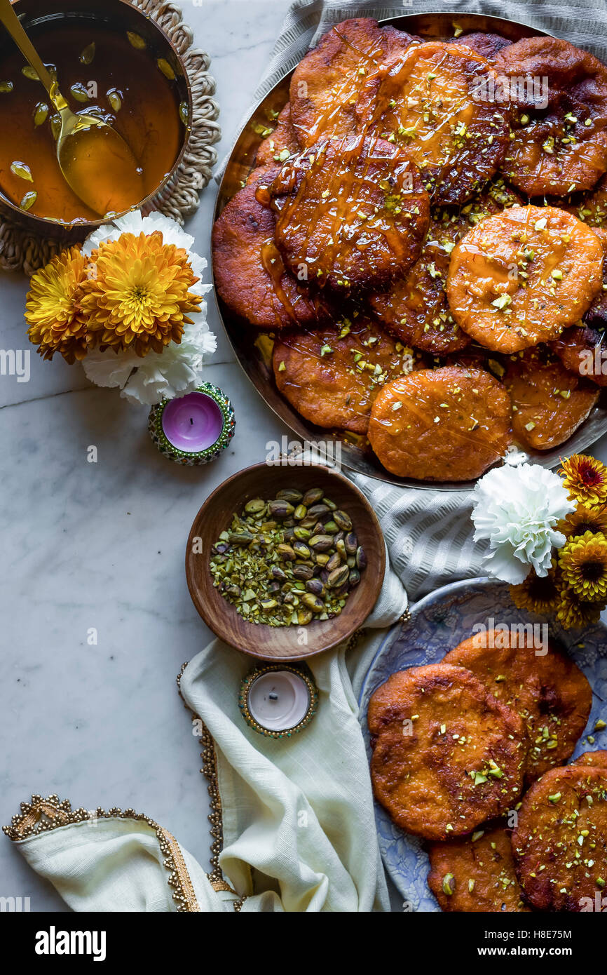 Indian Dessert Stock Photo