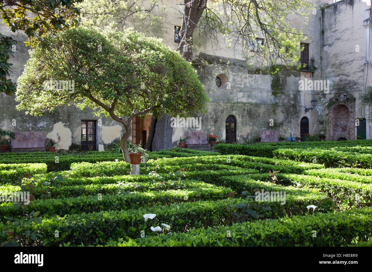 Spring Time Renaissance Springtime in the Renaissance style gardens of the Palace of Los Ribera ...
