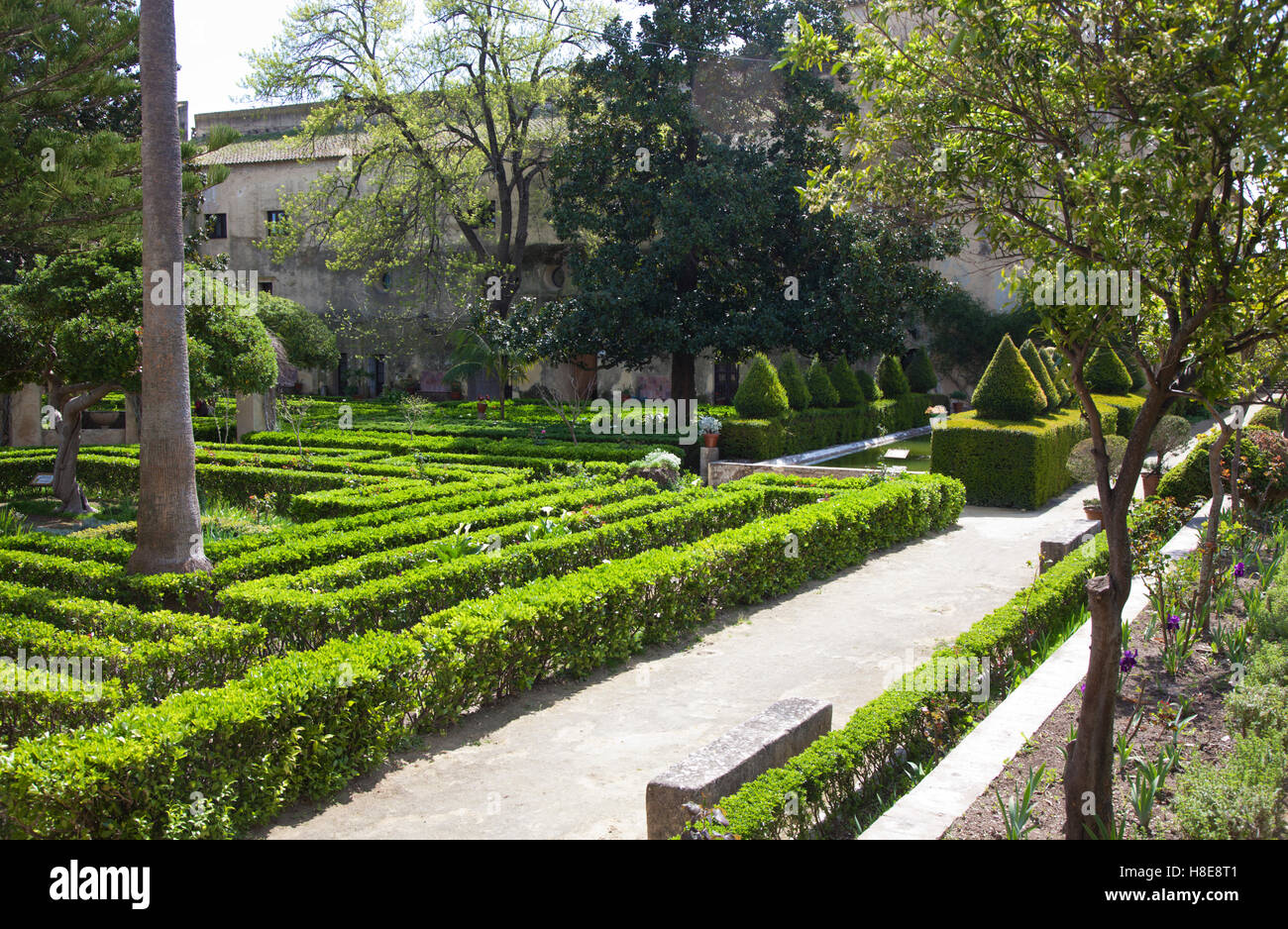 Spring Time Renaissance Springtime in the Renaissance style gardens of the Palace of Los Ribera ...