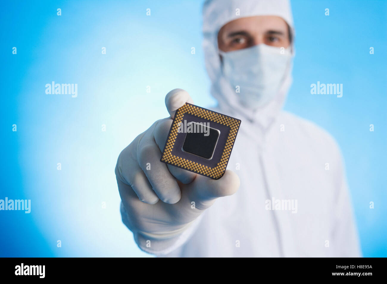 Clean room suit hi-res stock photography and images - Alamy