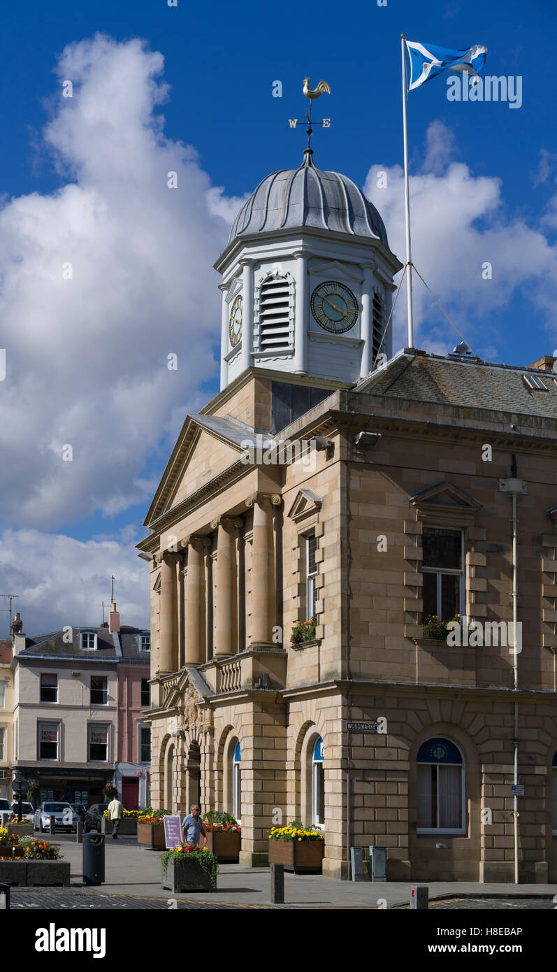 Kelso, Scottish Borders, UK the Town Hall or Townhouse, 200 years old