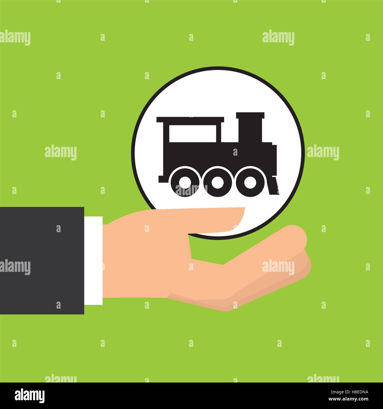 Old japanese train Stock Vector Images - Alamy