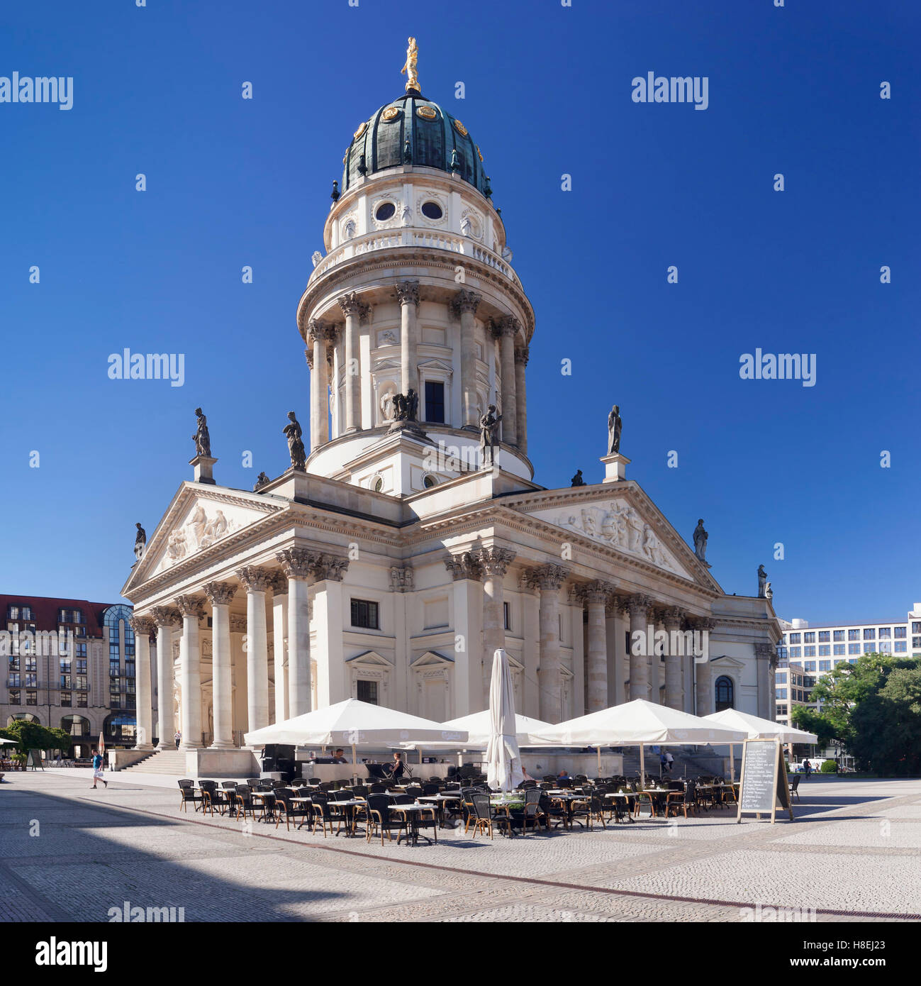 Deutscher Dom (German Cathedral), Gendarmenmarkt, Mitte, Berlin, Germany, Europe Stock Photo