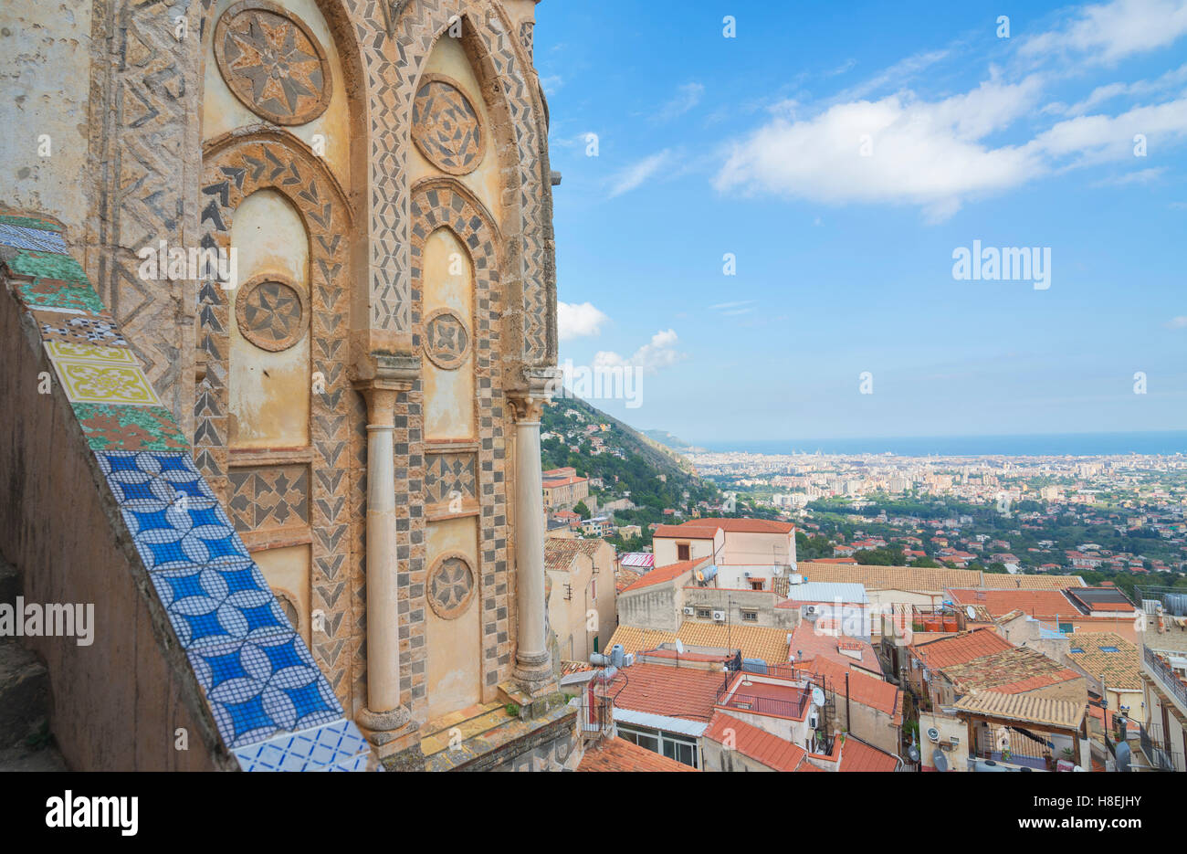 Monreale Cathedral, Monreale, Sicily, Italy, Europe Stock Photo