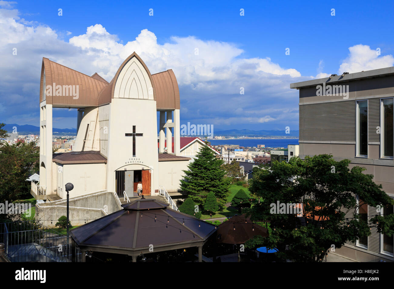 Episcopal Church, Hakodate City, Hokkaido Prefecture, Japan, Asia Stock Photo