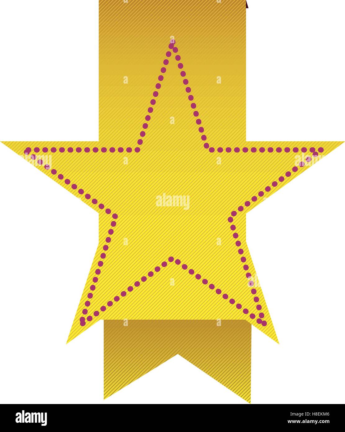 star ribbon banner icon image vector illustration design Stock Vector ...
