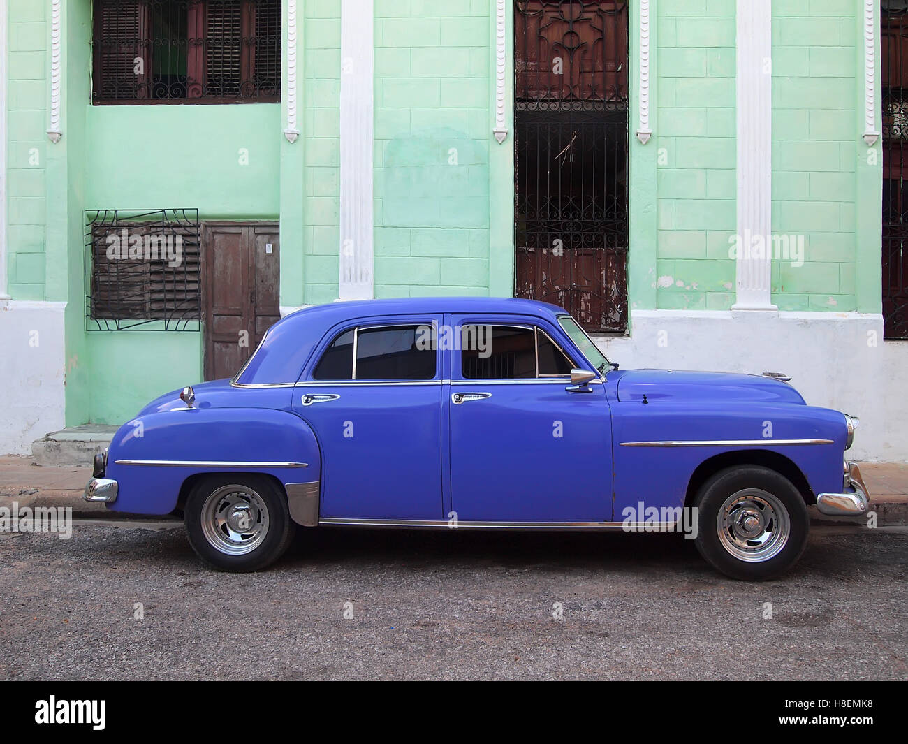 Vintage Car in Cuba Stock Photo Alamy