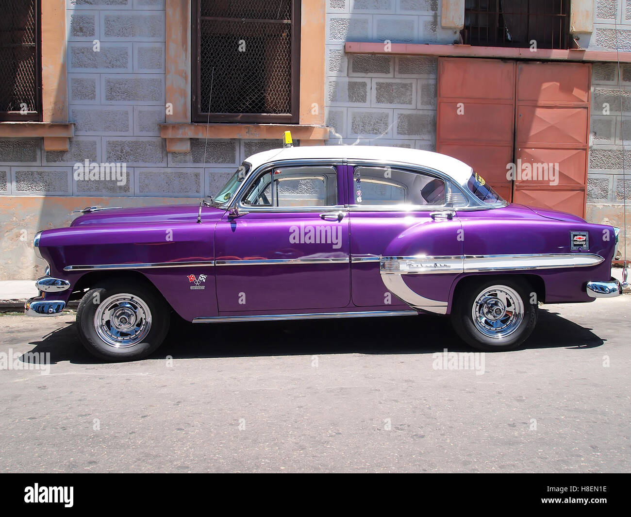 Vintage Car in Cuba Stock Photo Alamy