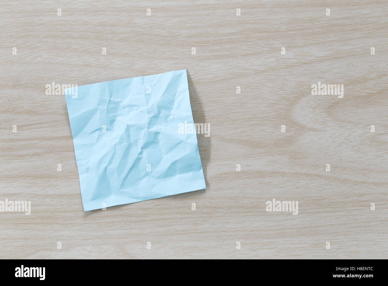Blue Of Note Paper Placed On Wooden Floor Design Ideas Can Be