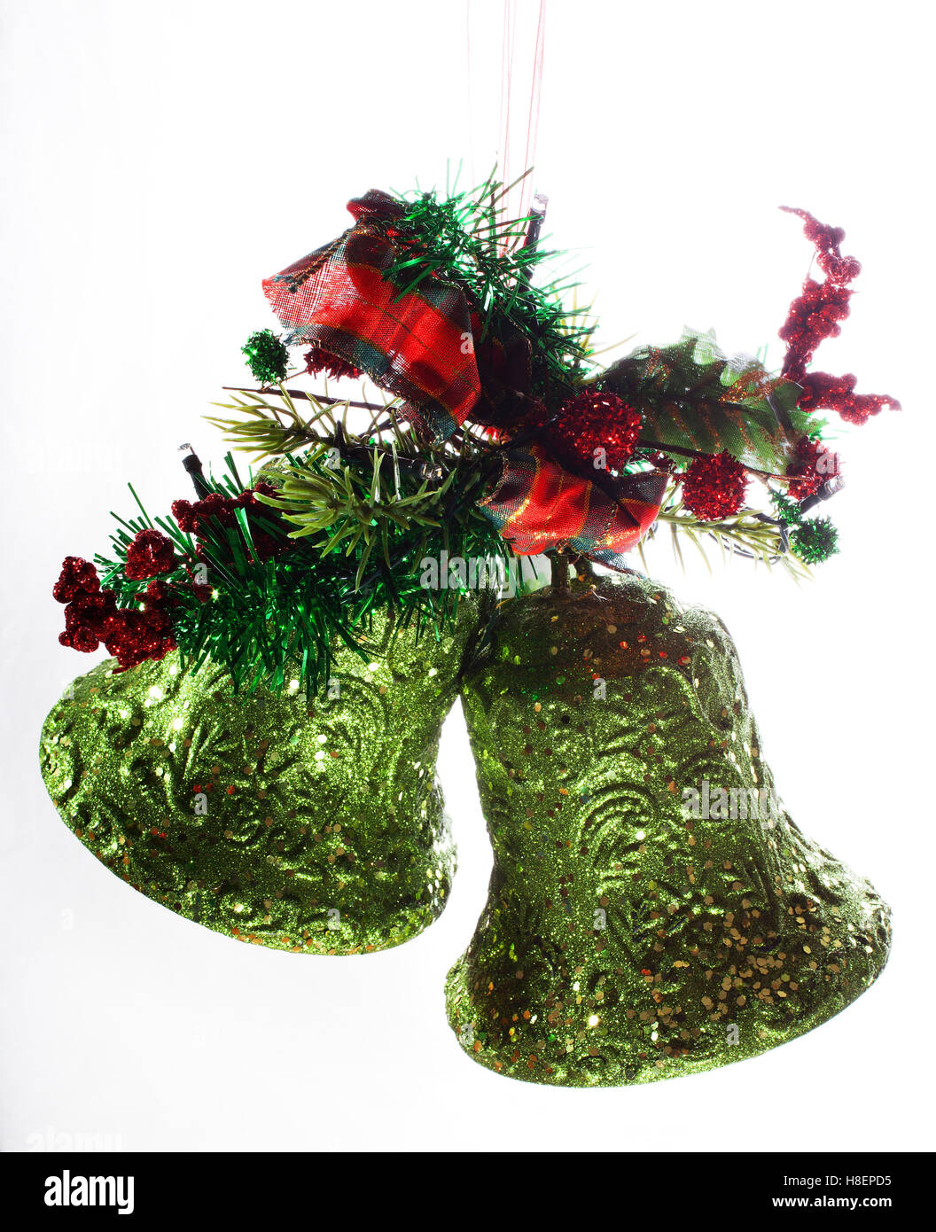 Green Christmas Bells 