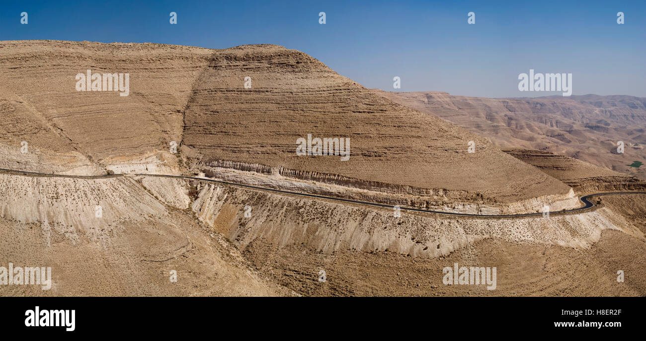 Wadi al Hasa, Karak/Tafilah Province, South Jordan Stock Photo