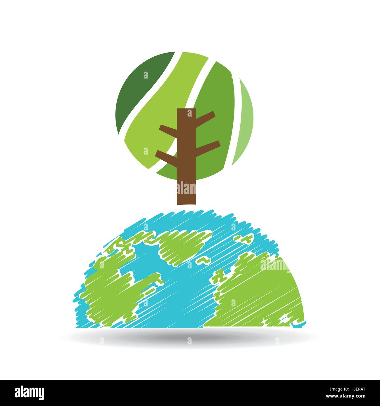planet earth ecology icon vector illustration eps 10 Stock Vector Image ...