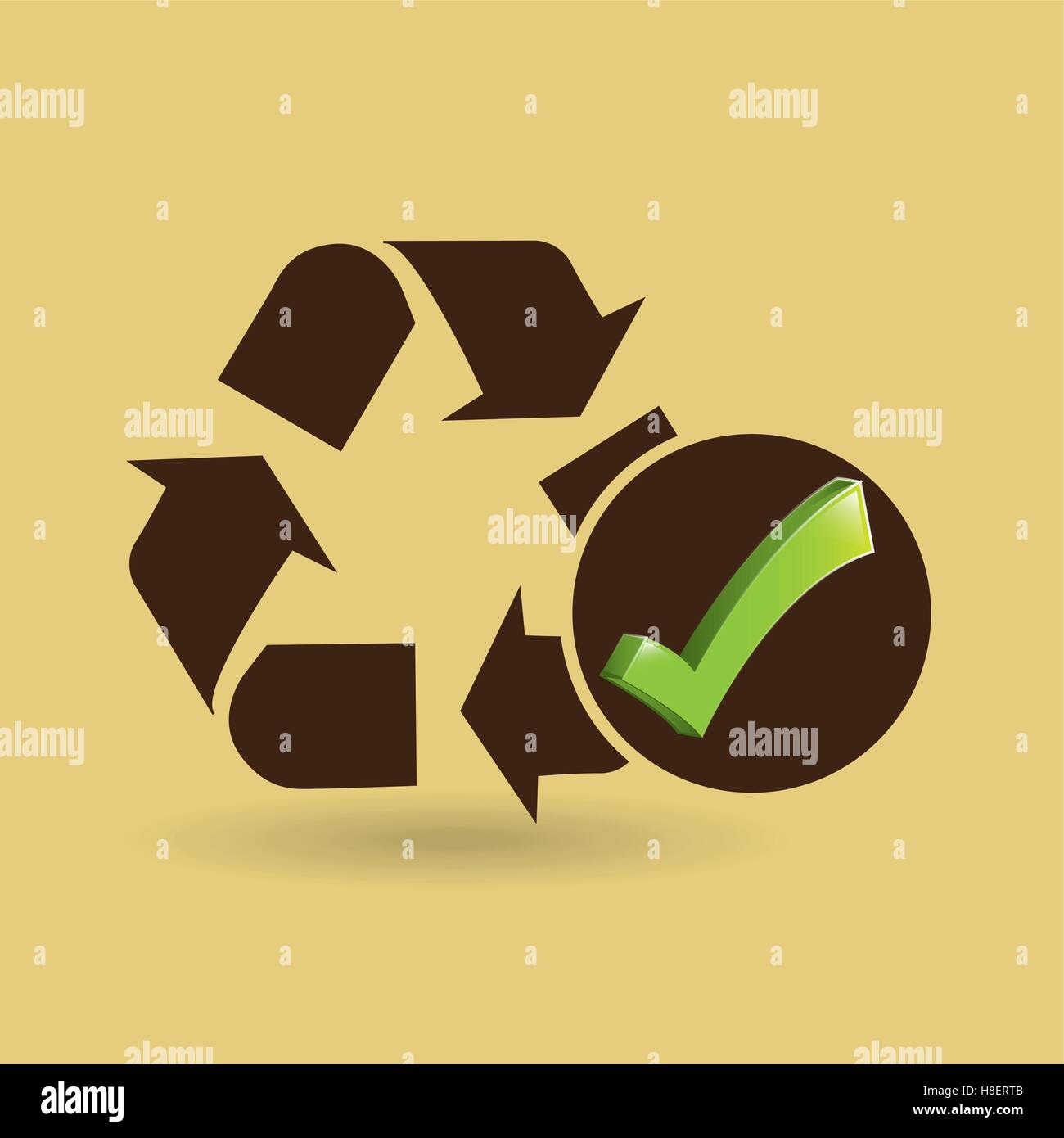 concept ecological icon recycle vector illustration eps 10 Stock Vector ...