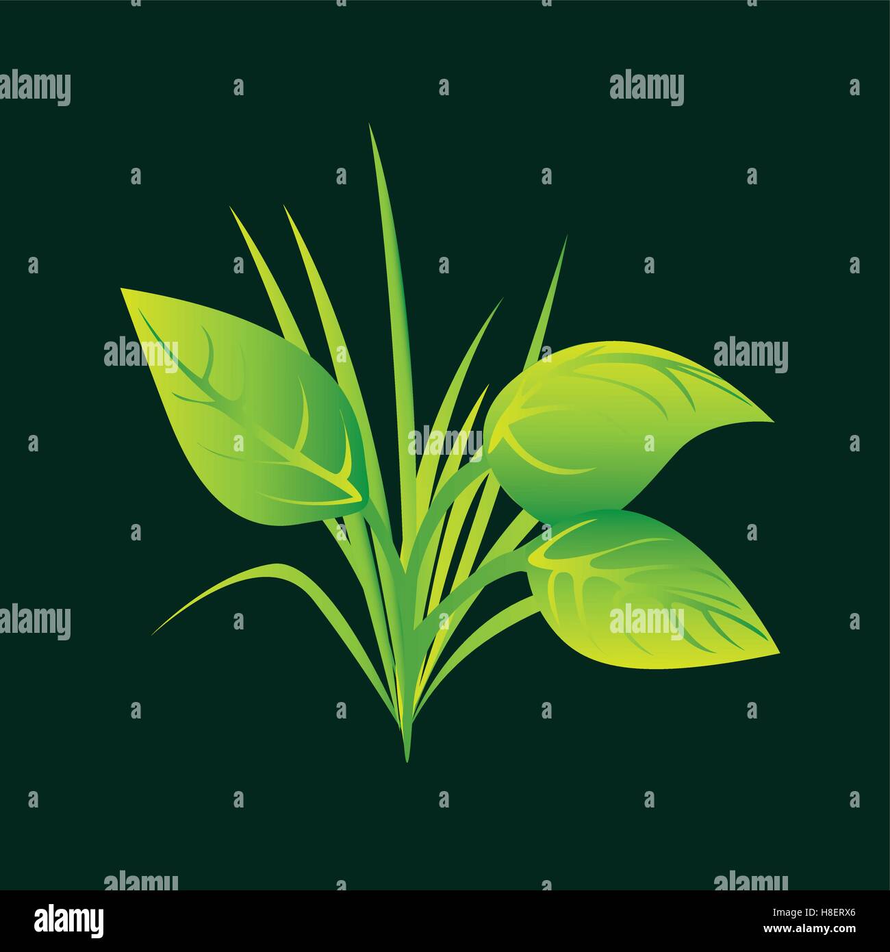 eco book environment nature flora graphic vector illustration eps 10 ...