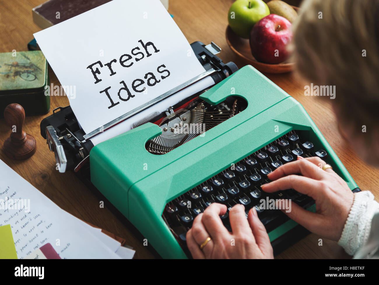 Fresh Ideas Innovation Proposition Vision Concept Stock Photo