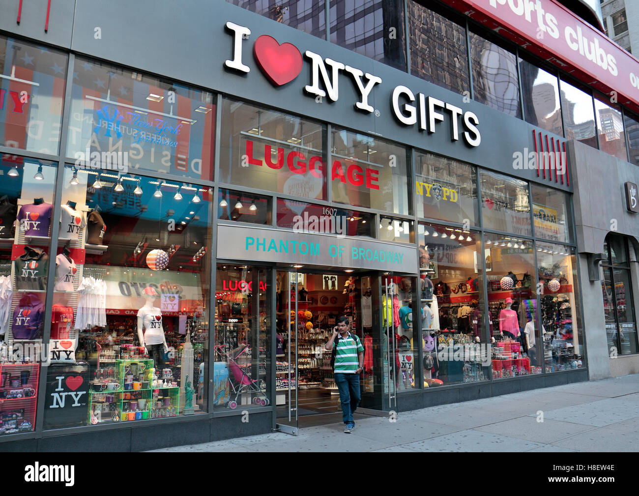 The "I Love NY Gifts" shop on Times Square, Manhattan, New York City