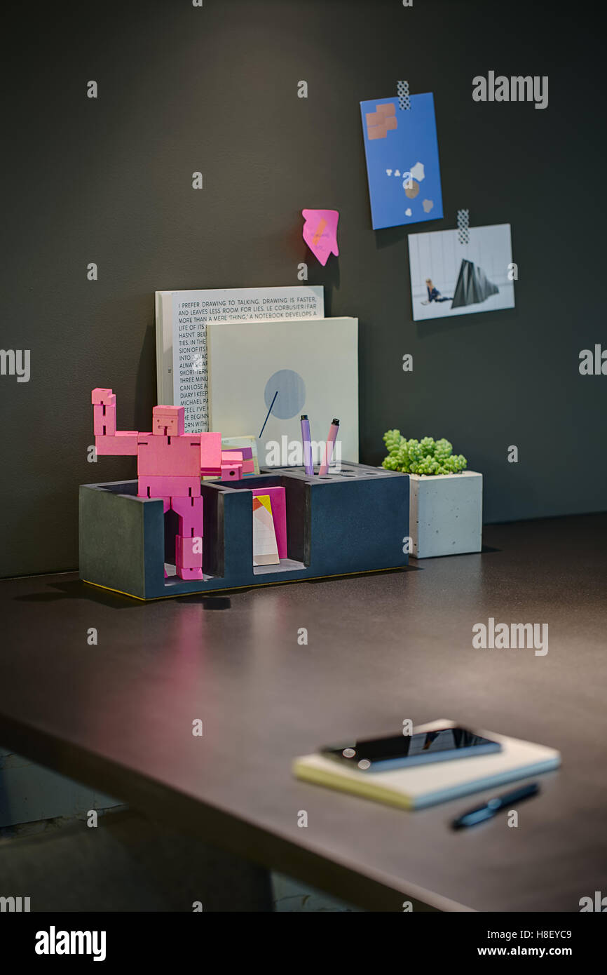 Table with accessories Stock Photo Alamy