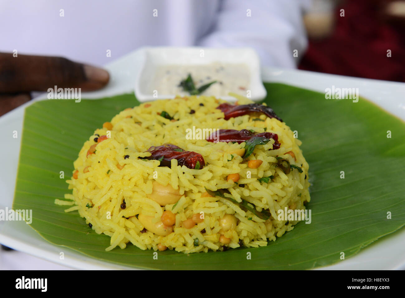 South Indian Citron rice. Stock Photo