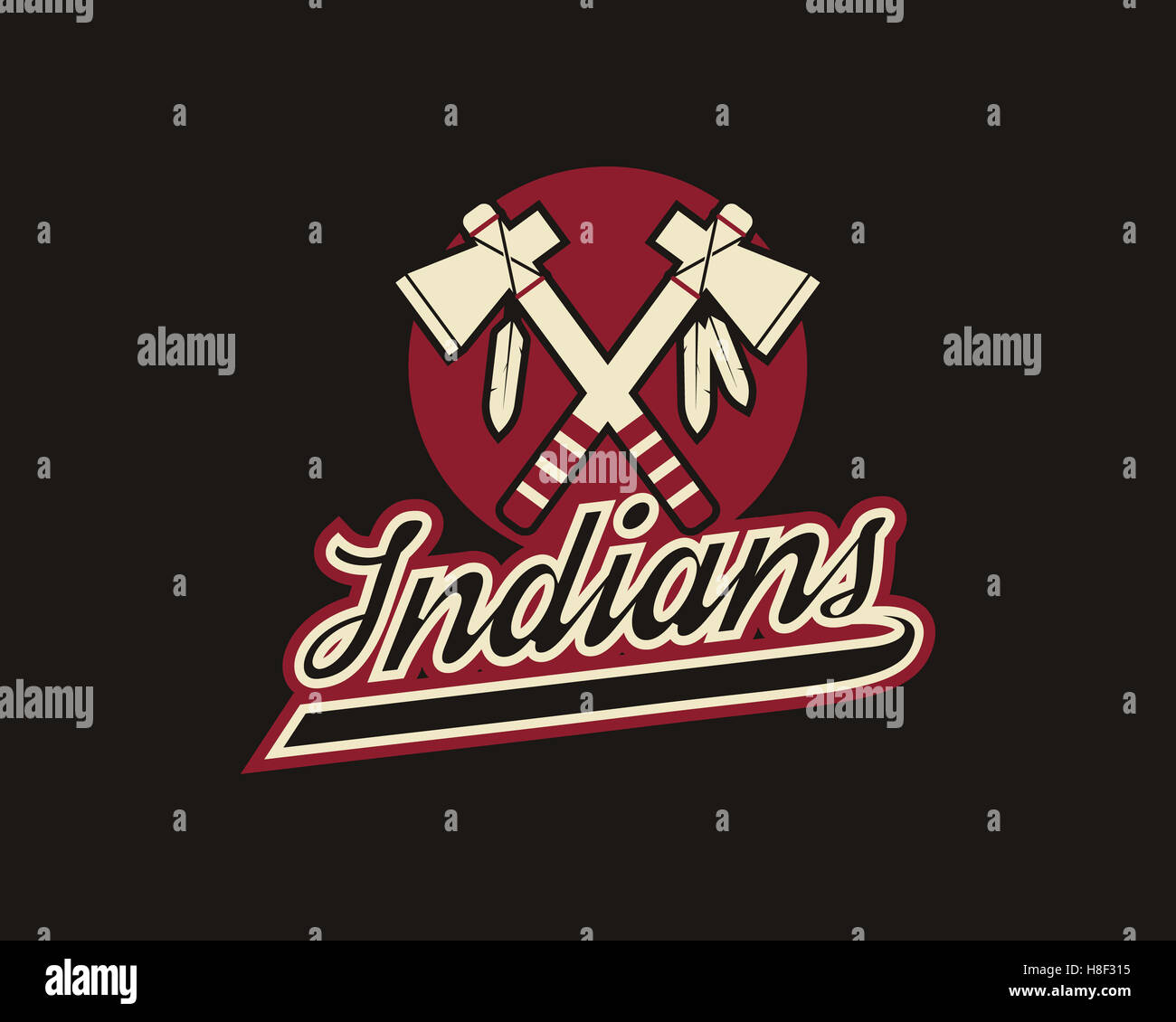 Cleveland Indians Logo Stock Illustrations – 17 Cleveland Indians Logo  Stock Illustrations, Vectors & Clipart - Dreamstime