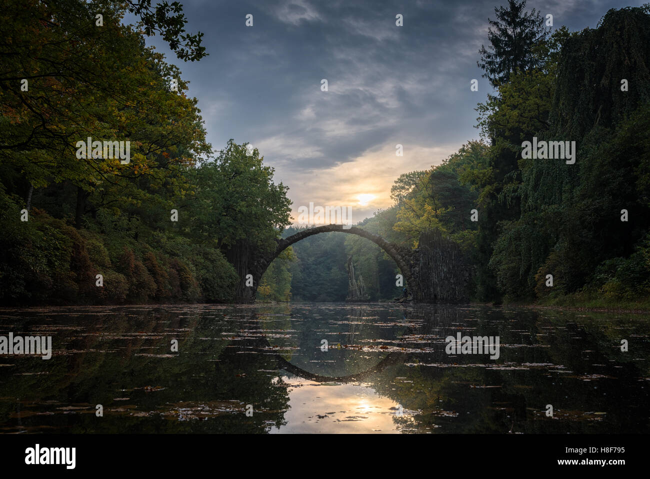 Rakotz bridge kromlau, german hi-res stock photography and images - Alamy