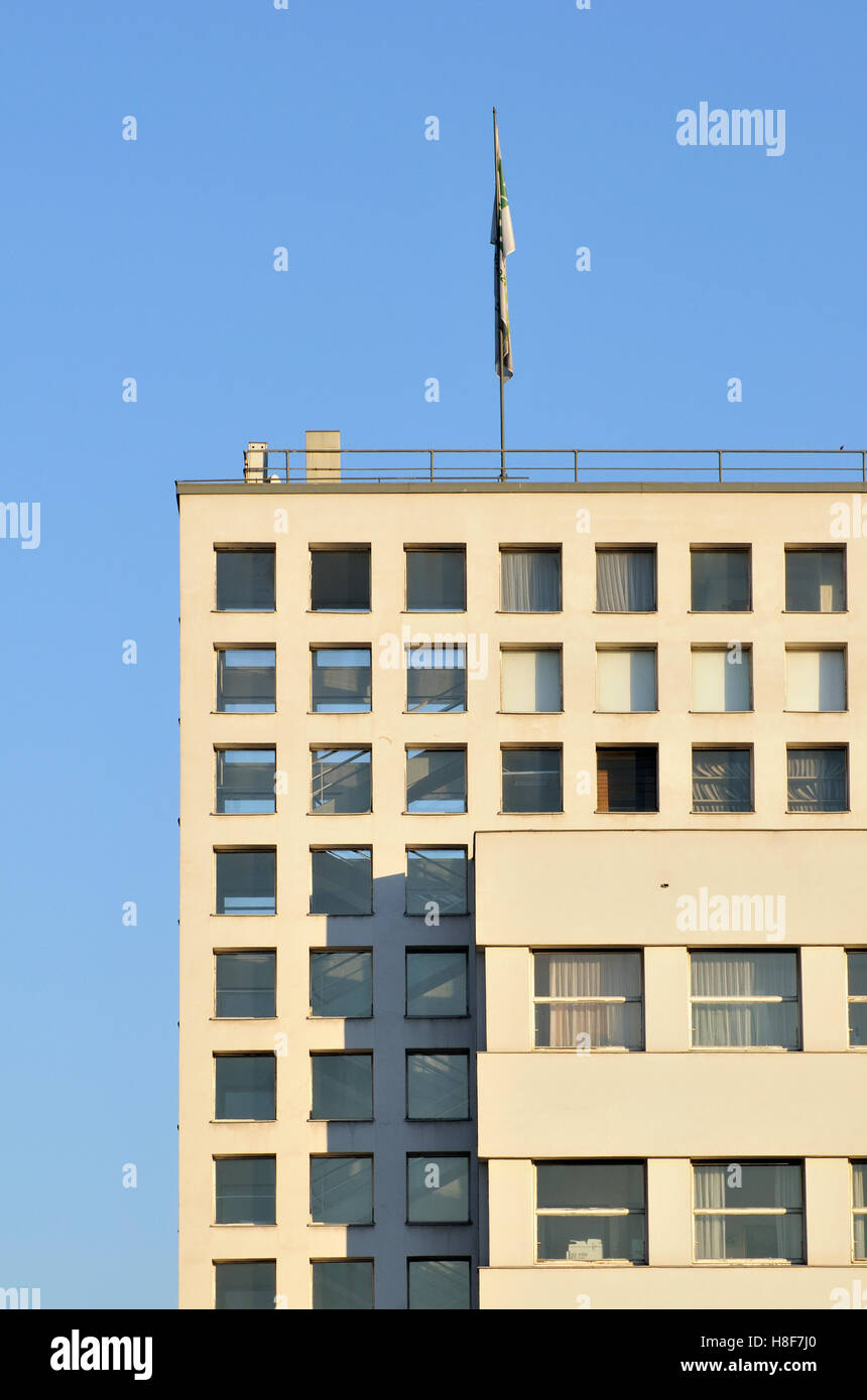 Grazer Stadtwerke AG headquarters, functionalist office building of reinforced concrete, Graz, Styria, Austria, Europe Stock Photo