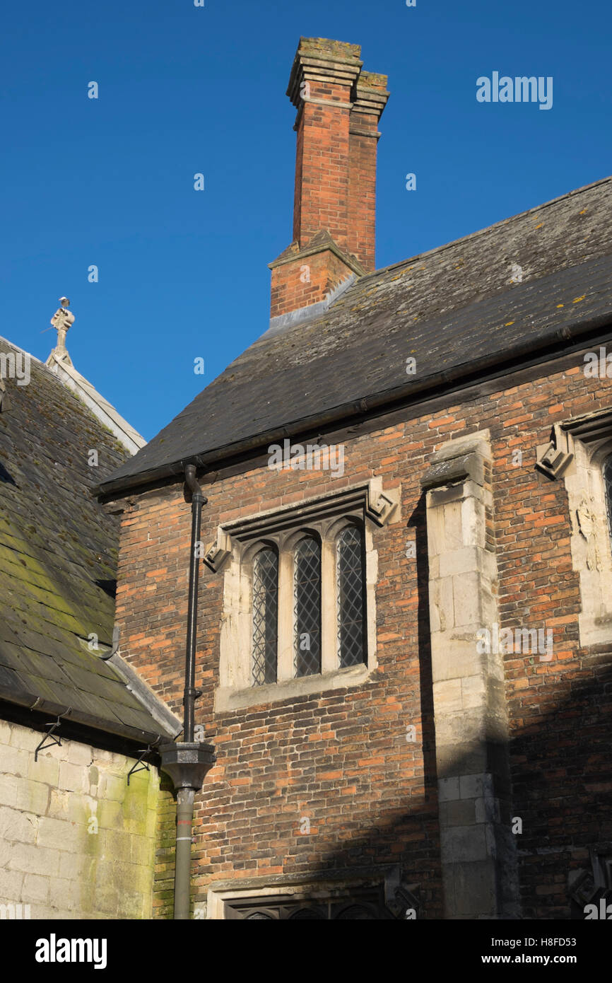 St Mary de Crypt church and old schoolroom in Gloucester,England Stock Photo