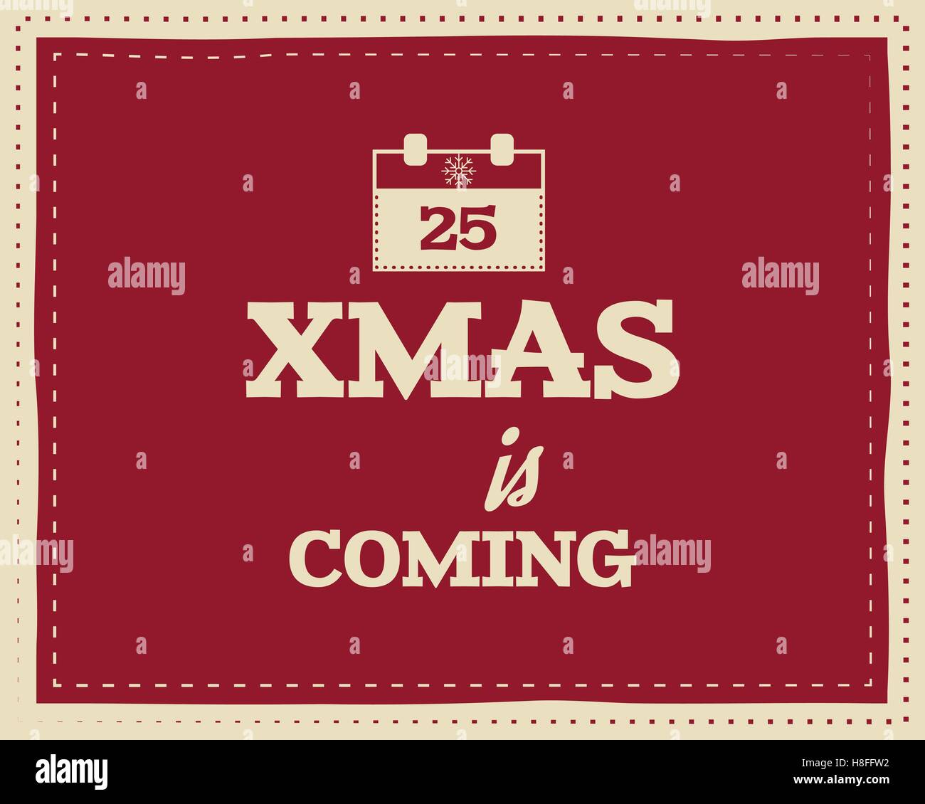 Christmas Unique Funny Sign Quote Background Design For Kids Stock Vector Image Art Alamy