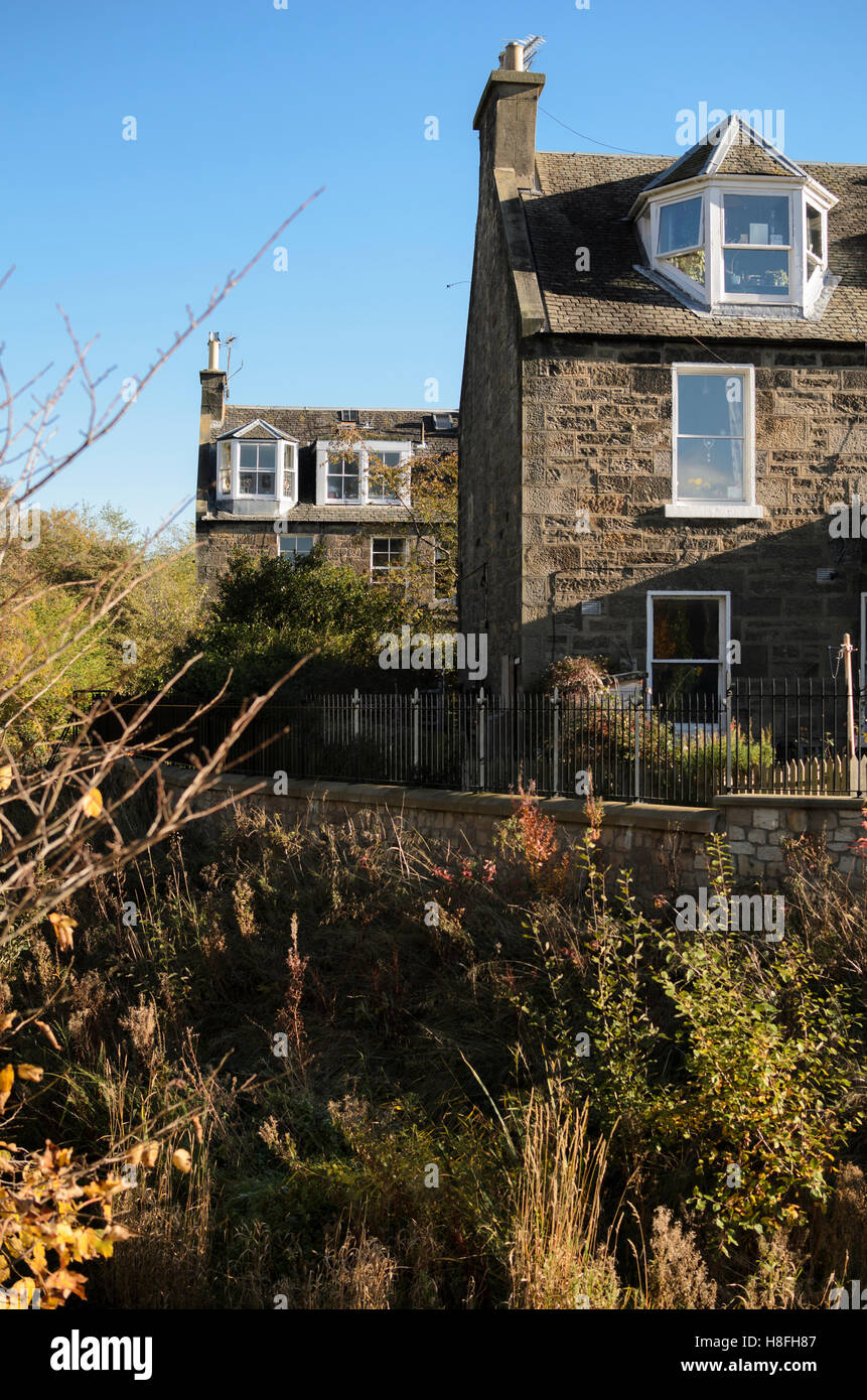 Terraced housing in the Stockbridge Colonies, Edinburgh, Scotland, UK