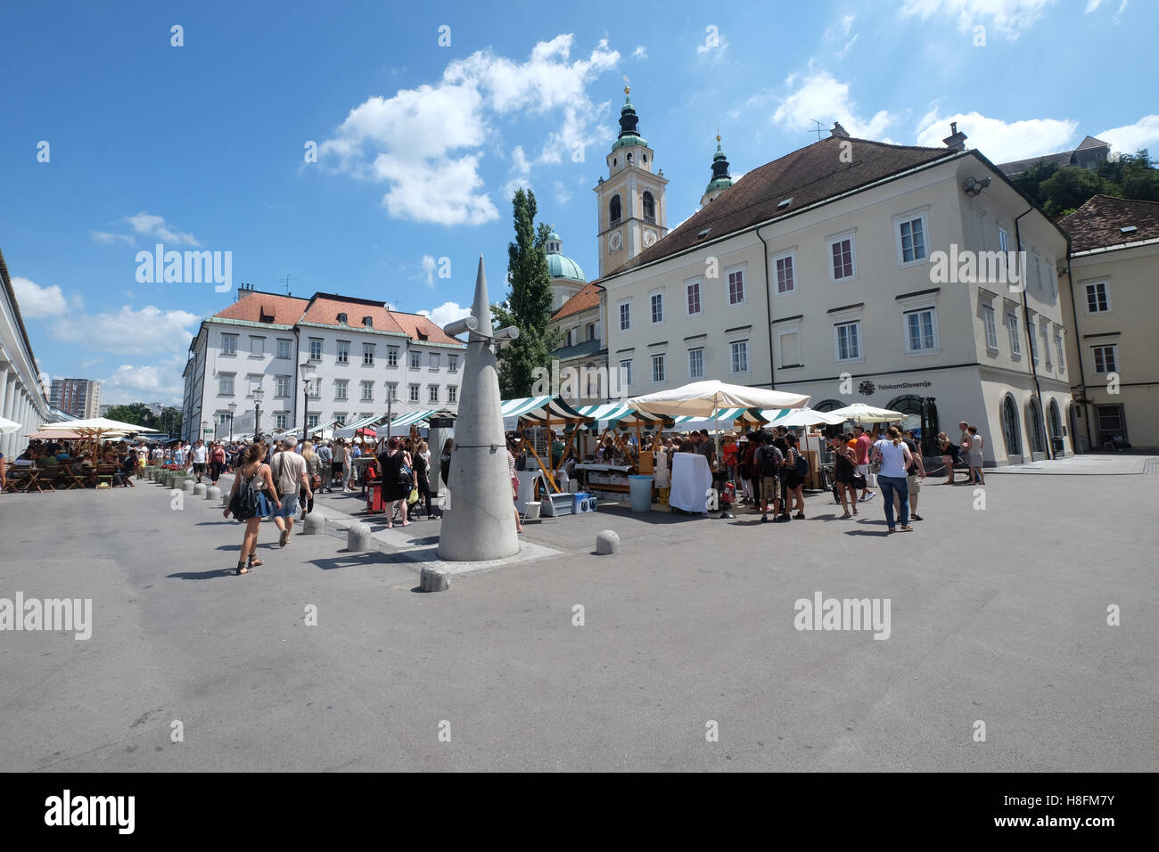 Odprta Kuhna Open Kitchen Food Market Located At Pogacarjev Trg