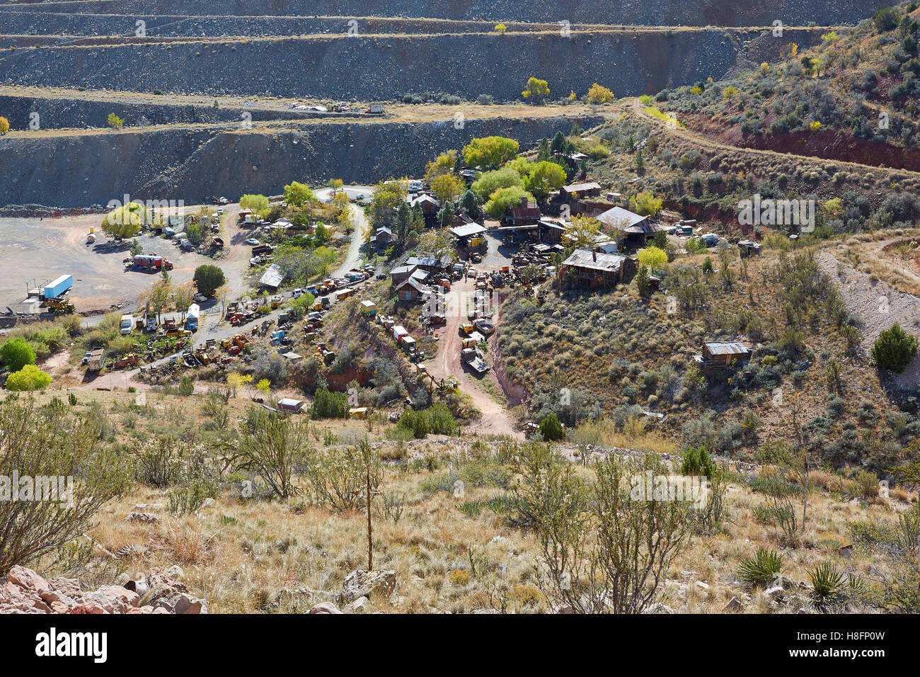 The Gold King Mine And Ghost Town In Jerome, Arizona. Stock Photo