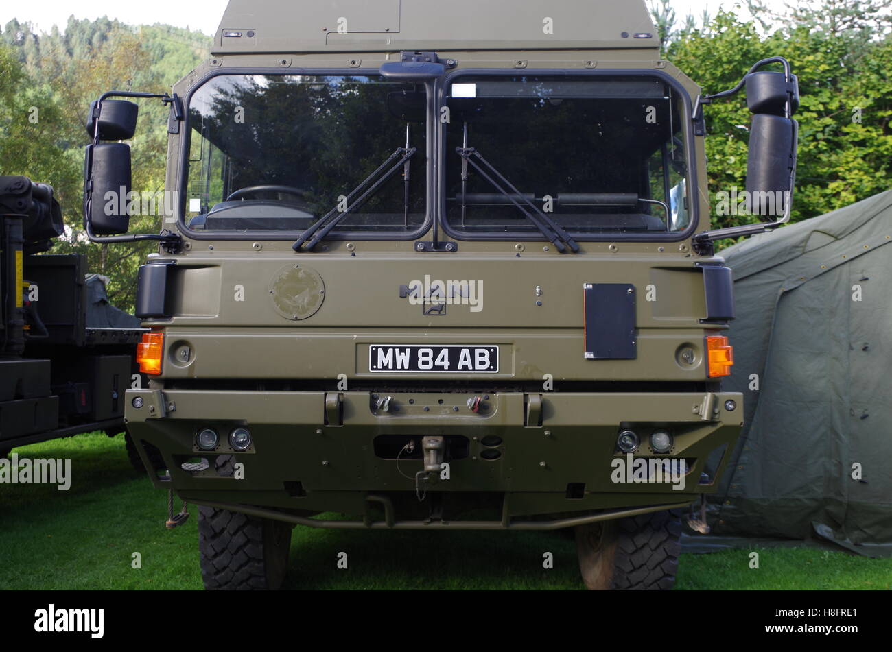 British Army MAN truck Stock Photo