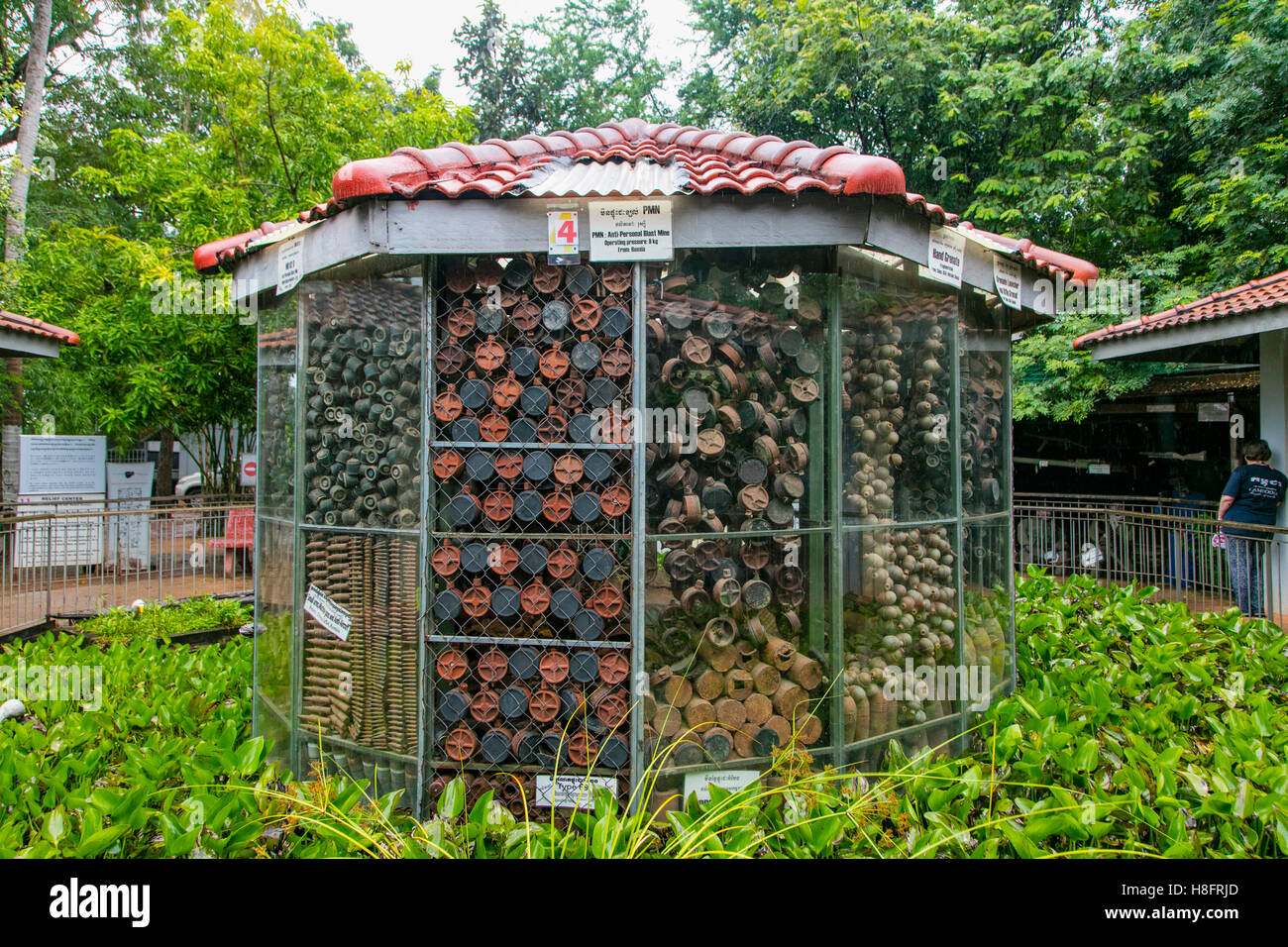 Cambodian Landmine Museum Angkor Siem Reap Cambodia Stock Photo