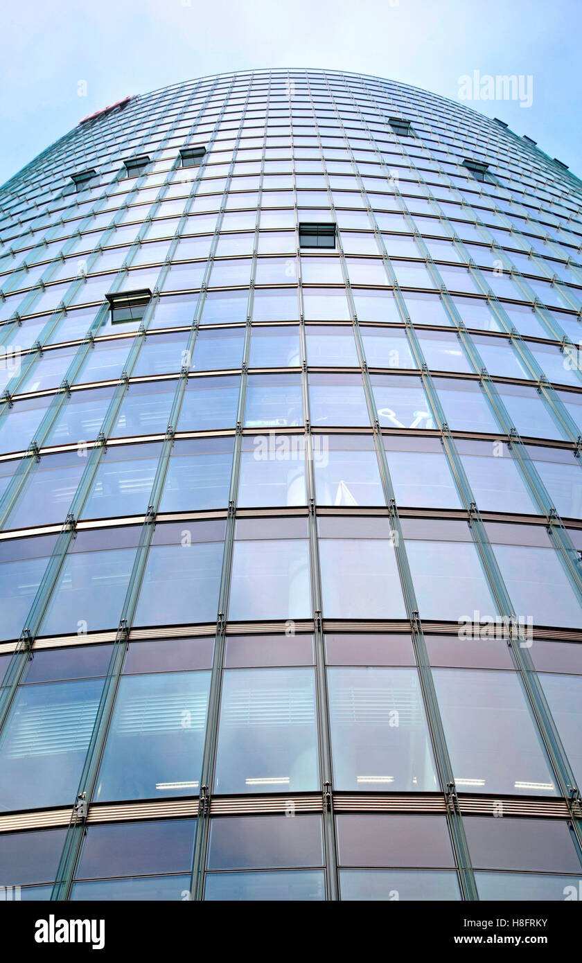 House, high rise, architecture, glass front, Berlin Stock Photo - Alamy