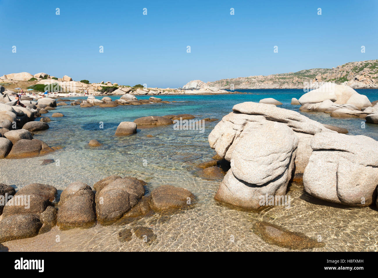 Italy, Sardinia, rocky coast at Capo Testa Stock Photo - Alamy