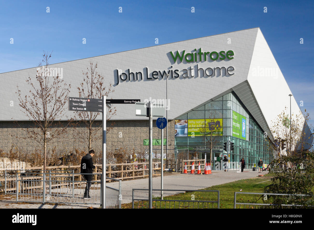 Waitrose and John Lewis at Home Superstore in Basingstoke Stock Photo